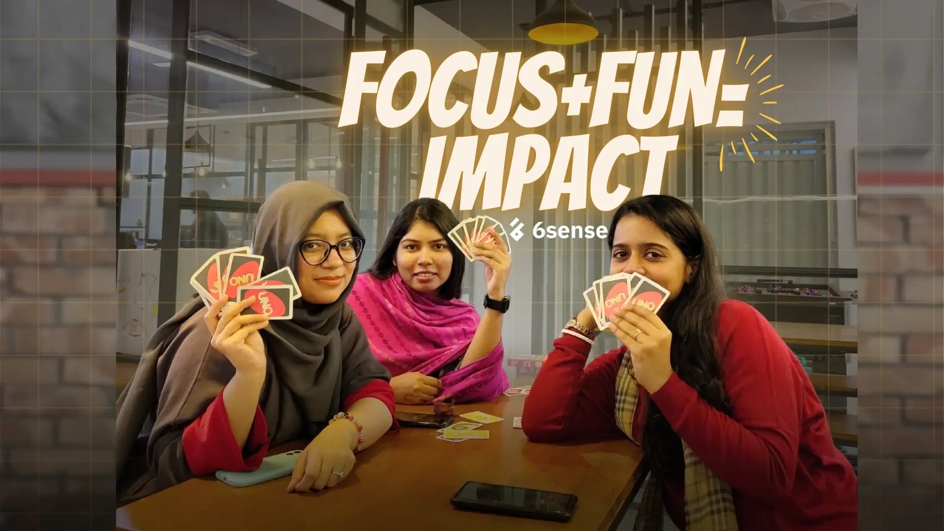 Life at 6Sense - Team members enjoying work