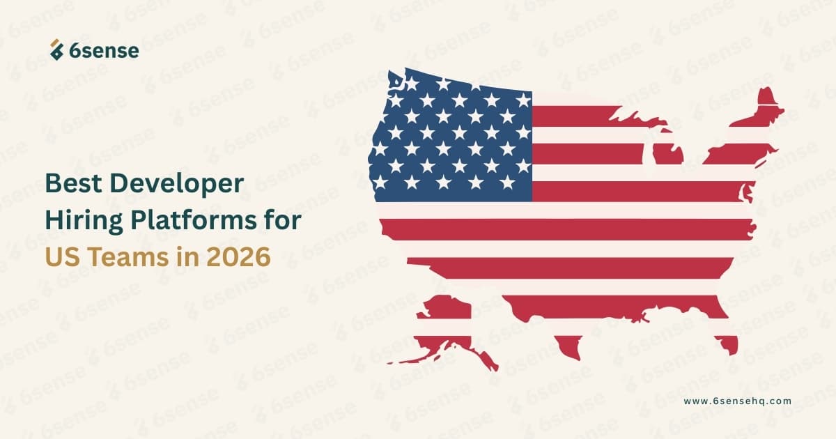infographic showcasing the top developer hiring platforms for us teams